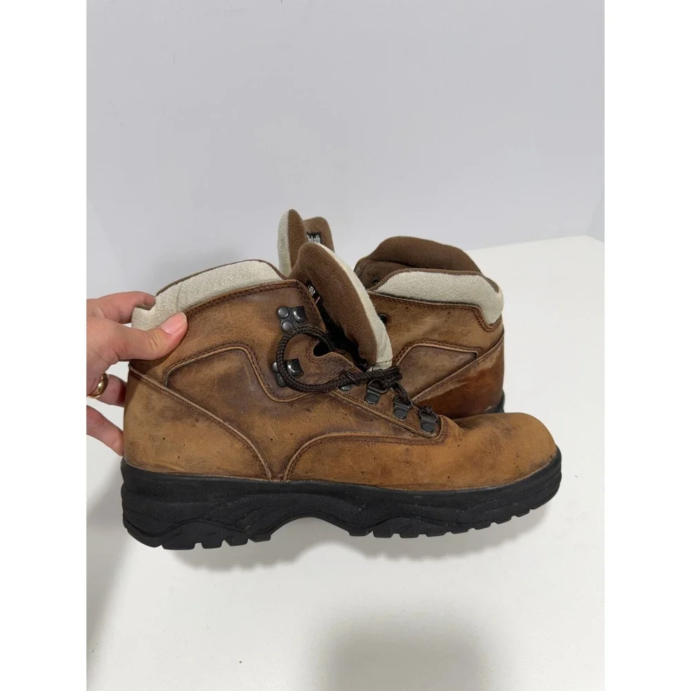 Elk Woods Mens Brown Leather Thinsulate Insulated Hiking Work Boots‎ Size 11D
